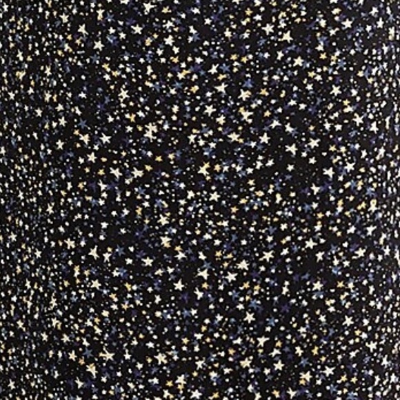 J Crew Ruffle-back silk dress in starry sky print Sz 12 - Picture 8 of 8